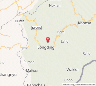 Map of Senua, Arunachal Pradesh