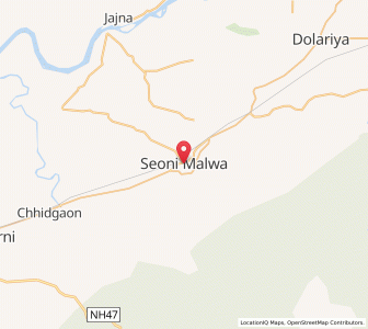 Map of Seoni Malwa, Madhya Pradesh
