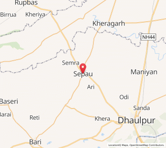 Map of Sepau, Uttar Pradesh
