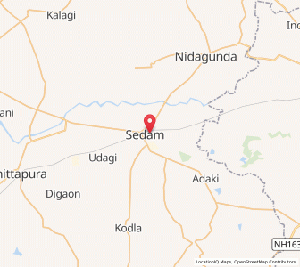 Map of Seram, Karnataka