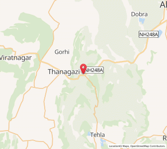 Map of Seriska, Rajasthan