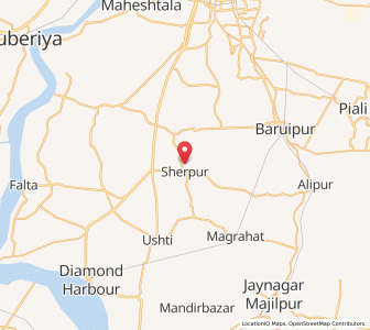 Map of Serpur, West Bengal