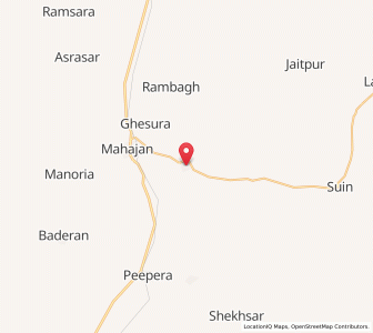 Map of Serpura, Rajasthan
