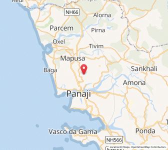 Map of Serula, Goa