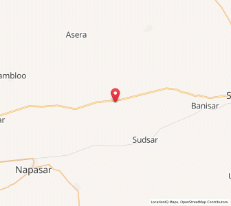 Map of Seruna, Rajasthan