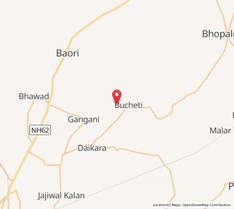 Map of Sevki Kalan, Rajasthan