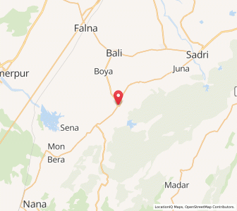Map of Sewari, Rajasthan