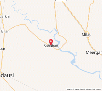 Map of Shāhābād, Uttar Pradesh