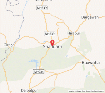 Map of Shahgarh, Rajasthan