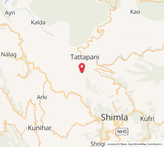 Map of Shahli, Himachal Pradesh