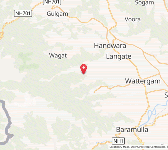 Map of Shahnagri, Kashmir