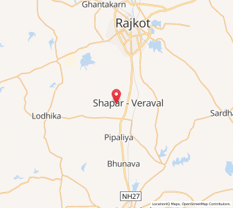 Map of Shāhpur, Gujarat