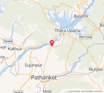Map of Shahpur, Punjab