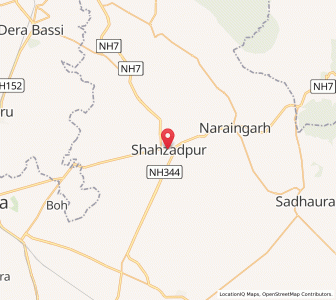 Map of Shahzadpur, Haryana