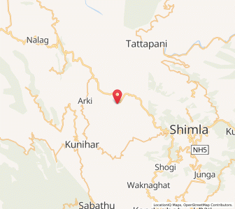 Map of Shakoh, Himachal Pradesh