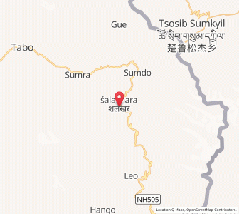 Map of Shalkar, Himachal Pradesh