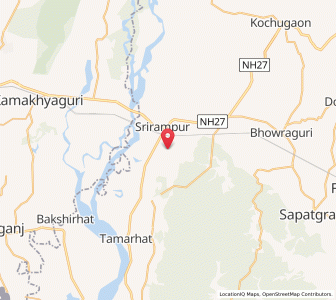 Map of Shamaguri, Assam