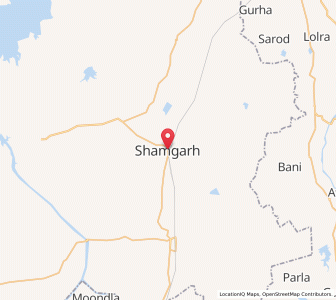 Map of Shamgarh, Madhya Pradesh