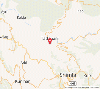 Map of Shamloh, Himachal Pradesh