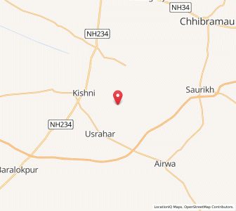 Map of Shamsherganj, Uttar Pradesh