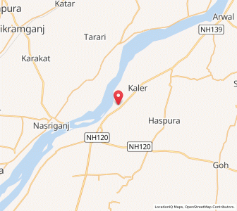 Map of Shamshernagar, Bihar