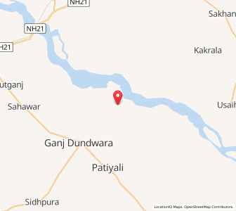 Map of Shamspur, Uttar Pradesh