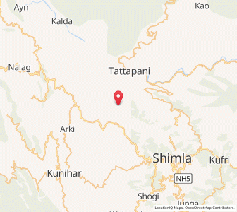 Map of Shamyari, Himachal Pradesh