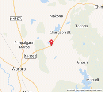 Map of Shegaon Buzurg, Maharashtra