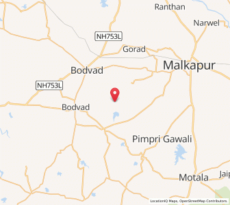 Map of Shegaon Khurd, Maharashtra