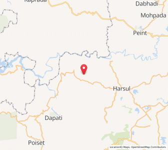 Map of Shegwa, Maharashtra
