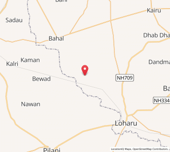 Map of Shehar, Haryana