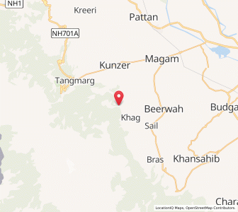 Map of Shekhapur, Kashmir