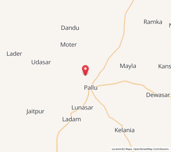 Map of Shekhchuliyabas, Rajasthan