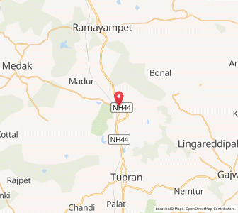 Map of Shekotla, Andhra Pradesh