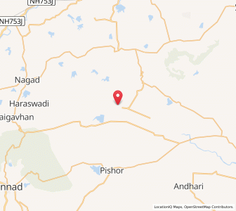 Map of Shendra, Maharashtra