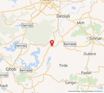 Map of Shenit, Maharashtra