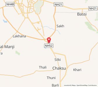 Map of Sheodaspura, Rajasthan