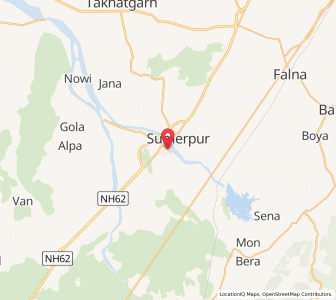 Map of Sheoganj, Rajasthan