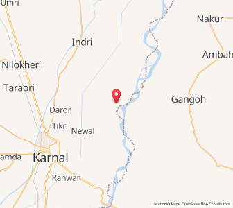 Map of Shergarh Tapu, Haryana