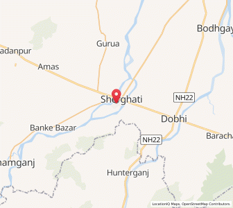 Map of Sherghati, Bihar