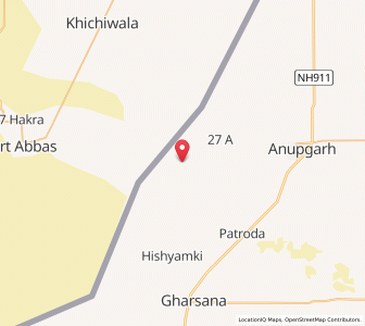 Map of Sherpura, Rajasthan