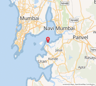 Map of Sheva Nhava, Maharashtra