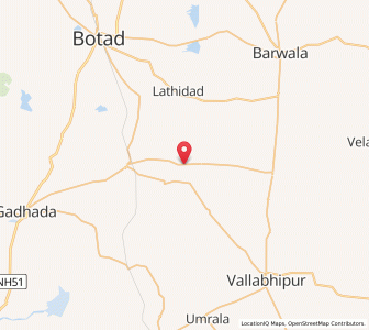 Map of Shianagar, Gujarat