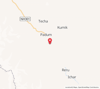 Map of Shila, Kashmir