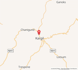 Map of Shilkacha, Kashmir