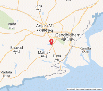 Map of Shinaya, Gujarat