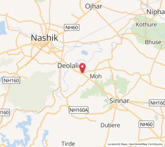 Map of Shinde, Maharashtra