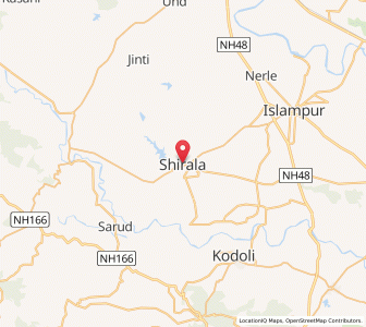 Map of Shirala, Maharashtra