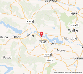 Map of Shirwal, Maharashtra