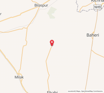 Map of Shishgarh, Uttar Pradesh